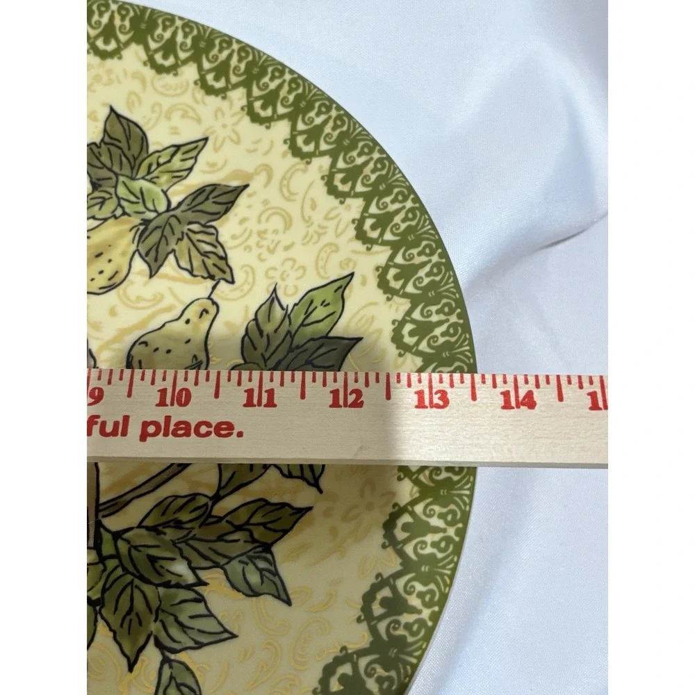 POTTERYBARN SERVING PLATTER - TWELVE DAYS OF CHRISTMAS PARTRIDGE IN A PEAR‎ TREE